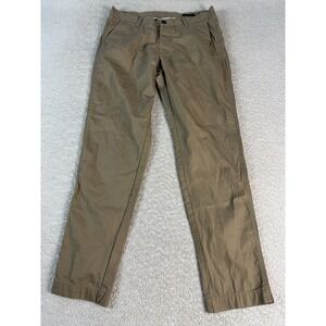 Wings + Horns Pants Mens 33 Khaki Brown Straight Fit Casual Canada 100% Cotton